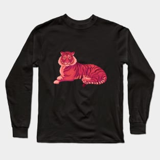 Pink Tiger Long Sleeve T-Shirt